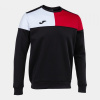 CREW V SWEATSHIRT BLACK RED WHITE 3XS