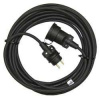EMOS Vonkajší predlžovací kábel 30 m / 1 zásuvka / čierna / guma / 230 V / 1,5 mm2 PM0505