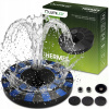 Solárna fontána LED Hermes plávajúca s čerpadlom 180 l/h IP65 5 trysiek