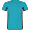 Roly Pánske a detské tričko SHANGHAI Farba: TURQUOISE/DARK LEAD, Veľkosť: S