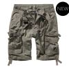 Brandit pánske cargo šortky PURE VINTAGE olive Veľkosť: 5XL, Farba: zelená
