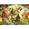 RAVENSBURGER Puzzle Pozor, prasiatka! (Tri malé prasiatka) 1000 dielikov
