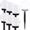 Zahradní solární lampa koule Gardlov 23562, sada 6ks