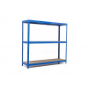 Policový regál Trestles RH 1200x1200x400, nosnosť 1050 kg, 3 police Farba: modrá
