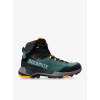 Trekingové topánky Dolomite Vernale Leather High GTX - deep green/electric orange