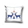 CARBOTEX Vianočná obliečka na vankúšik Blue Deer, 40/40cm, PNL231232