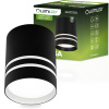 HALOGEN Spot Tuba ARISA GU10 Round Black 80mm LUMILED pre povrchovú montáž