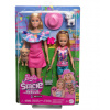Barbie Stacie a Barbie s pejsky