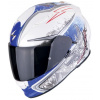 SCORPION prilba na motocykel EXO-491 RUN (biela/modrá), veľ. XL