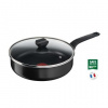 Tefal Simply Clean Red hlboká panvica + pokrievka 24 cm B5673253 Tefal