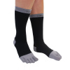 BUSINESS prstové ponožky ToeToe černá/šedá