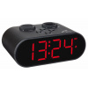TFA rádiem řízený budík s USB výstupem 60.2551.01 ELLYPSE - černý TFA60.2551.01