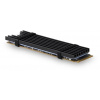 AXAGON CLR-M2L3, hliníkový chladič pro M.2 2280 SSD, 3mm CLR-M2L3