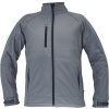 CHITRA softshell bunda pracovné oblečenie - Sivá, M
