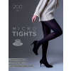 MICRO TIGHTS 200 DEN mikrovláknové jemné pančuchové nohavice Lady B Čierna S 1 kus