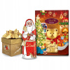 Sada Lindt Adventný kalendár Medvedík Teddy, Pralinky LINDOR a Mikuláš 370 g