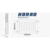 KORAD Radiátor 22K 900/600 (KORAD 22K 900/600)