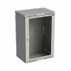 SOLARIX Rozvádzač nástenný SENSA 18U 400mm, dvere sklo, RAL 7035, SENSA-18U-64-11-G 83000089L