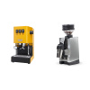 Gaggia New Classic E24 BC, yellow + Eureka Mignon Zero 65 All Purpose, CR chrome