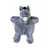 Plyšový somárik na bábkové divadlo Donkey Sweety Mousse Histoire d’ Ours sivý 25 cm od 0 mes HO3088