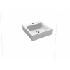 Kaldewei Umyvadlo Puro 3163 46x46 cm alpská bílá otvor pro baterii uprostřed 901306013001