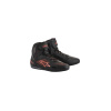 boty FASTER-3 RIDEKNIT, ALPINESTARS (černá/červená fluo, vel. 47,5)