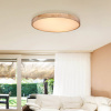 Globo Rainer LED stropné svietidlo, Ø 80 cm, drevený efekt, kov, CCT - 41745-60