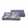 Lex & Max Luxusný pelech pre psa Lex & Max Army 90 x 65 cm | šedý