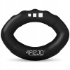 Posilňovač zápästia a prstov 4FIZJO Silikónový posilňovač ruky Hand Grip Black