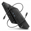 AXAGON HMC-U4, USB4 40Gbps dock, 3x USB-A, 2x USB-C, HDMI a DP 8K/30Hz, RJ-45, SD/mSD, audio, PD 100W, kábel USB-C 80cm HMC-U4