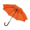 Automatický vetru odolný dáždnik, oranžová