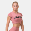 Dámské tričko Crop Top Sporty Hero Old Rose - NEBBIA barva: růžová, velikost: XS
