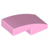 11477 Bright Pink Slope, Curved 2 x 1 x 2/3 (Světle růžový svah, zakřivený 2 x 1 x 2/3)
