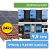 Ecoprodukt Hybrid Victron 9,8kWp 9,6kWh 3-fáz systém na kľúč