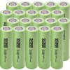 GREEN CELL 20x Nabíjateľné batériové články Li-Ion ICR18650-26H 2600mAh 3,7V