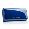 Peňaženka - Prírodná koža Betlewski Modrá koža Blue ZBD-BS-72031-Womens (Veľká lakovaná kožená peňaženka betlewski)