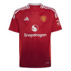 adidas Manchester United Home Shirt 2024 2025 Juniors Red 11-12 Years