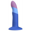 ROMP Piccolo pružný silikónový dildo modro-fialový