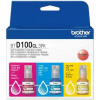 atramentová náplň BROTHER BT-D100 C/M/Y Pack DCP-T230/T430/T530/T730, MFC-T930 (3x 5000 str.)