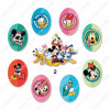 Galanterka Nažehlovací záplaty Disney 8 kusů - 2 Mickey a jeho kamarádi