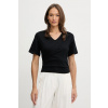 Bavlnené tričko United Colors of Benetton 3J5CD401R čierna S
