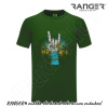 Tričko RANGER® - DIABLOVE ROHY Zelená 4XL
