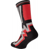 CERVA KNOXFIELD LONG / Ponožky - čierna / červená 41-42