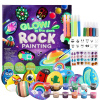 Kamene na Maľovanie Sada pre Deti Farby Kreatívna Hračka Ručný Výrobok