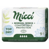 Micci Normal Wings Top Dry intímne vložky s krídelkami 9 kusov