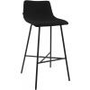Design-Shop Barová stolička Altona látka - čierna