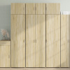 Úzká úložná dub sonoma 70x42,5x225 cm kompozitní dřevo Hnědá 3281324