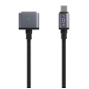 FIXED Braided Cable USB-C/MagSafe 3, 2m, 140W, gray FIXD-MS3-GR