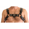 Kožený prsný postroj Strong Man XE131 Zorba Leather