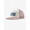 Šiltovka Patagonia P-6 Logo Trucker Hat - white w/quiet violet